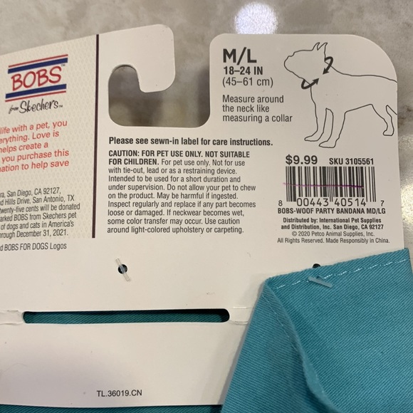 NWT Set Bobs Skechers Woof Party Harness Bandana Collar *BENEFITS ANIMALS* - Picture 10 of 11